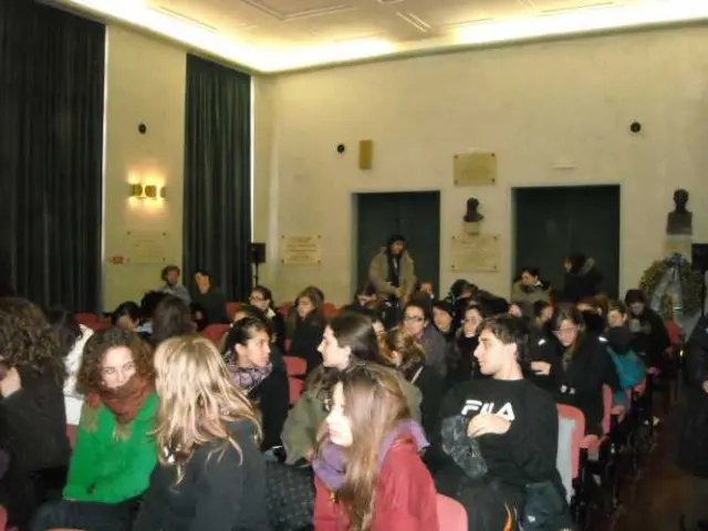 28 febbraio 2009, Aula Magna Liceo Dante Trieste