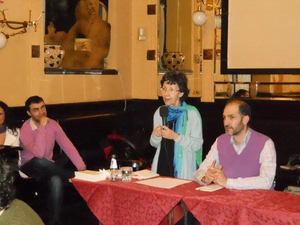 26 marzo 2011, Incontro con il poeta Arben Dedja