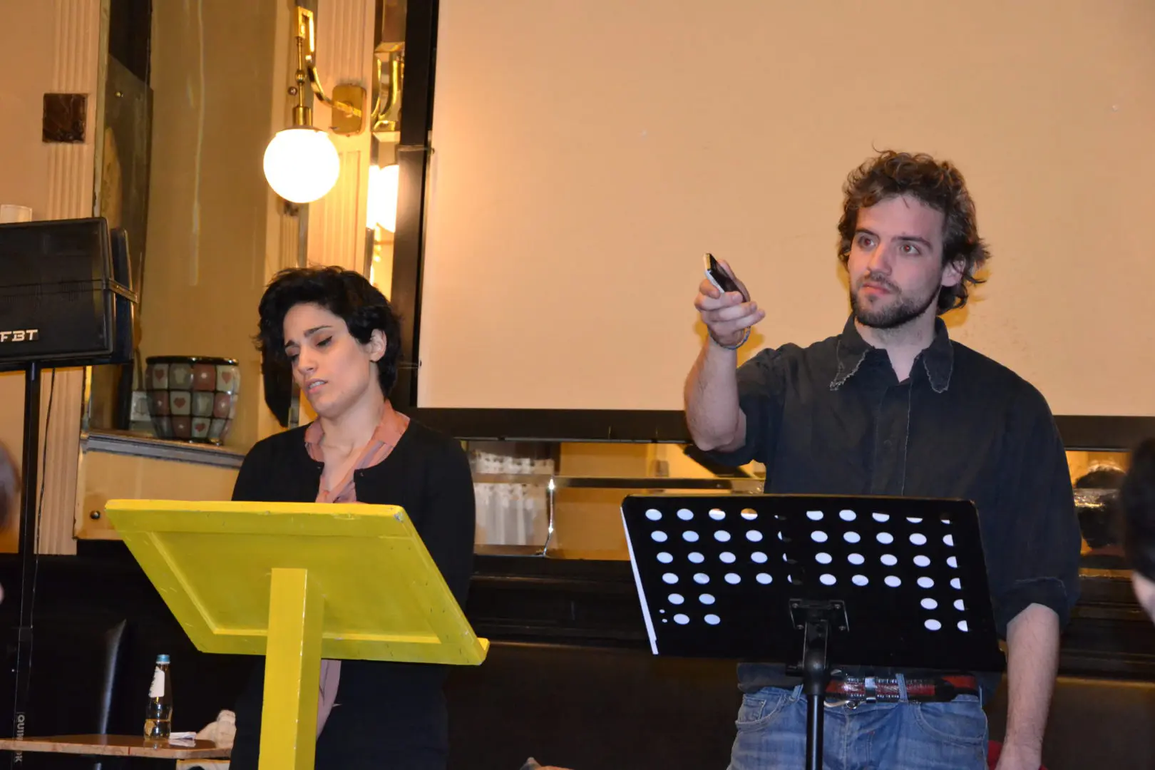 2013, March 23. Caffè San Marco: play of the Theatre winning dilaogues